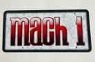 Mach 1 Mustang license plate
